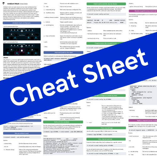 Ambient Mesh Cheat Sheet